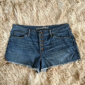 Universal Thread high rise jean shorts